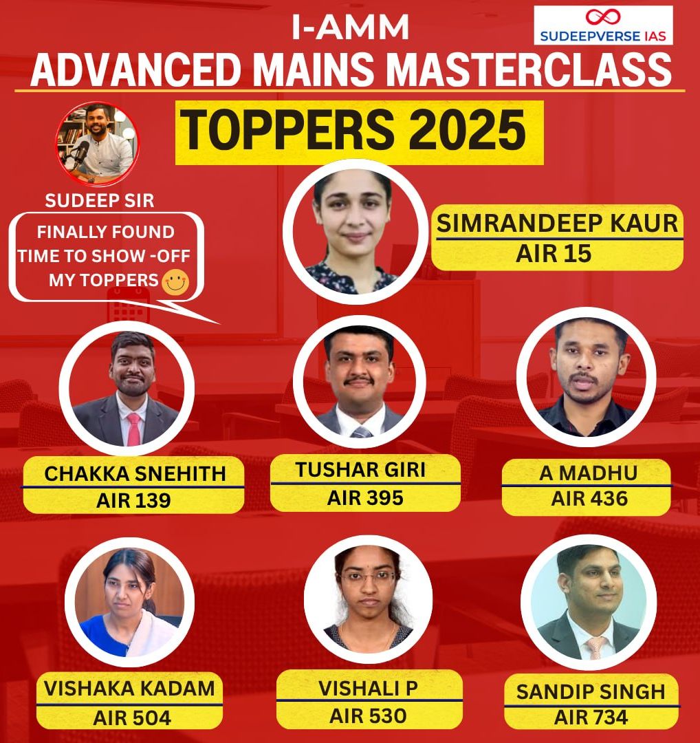 2025 Mains Toppers